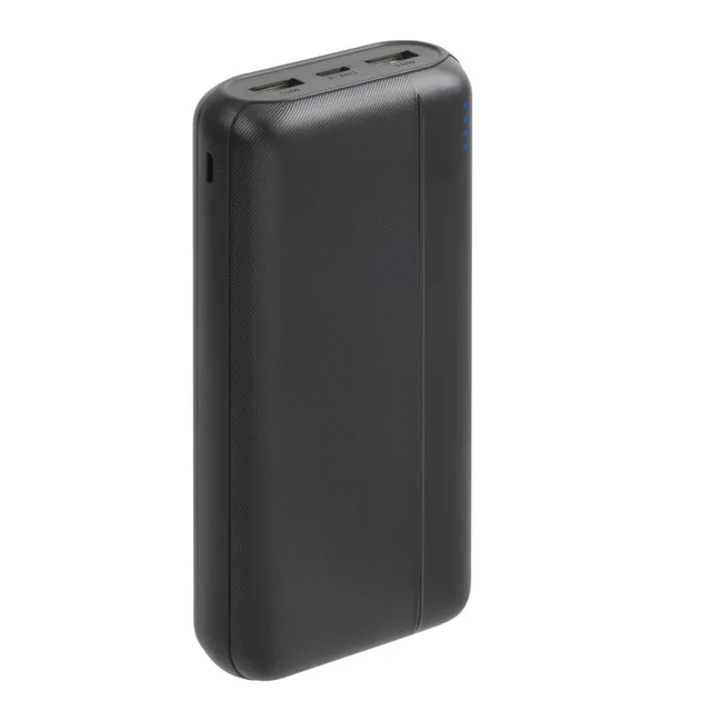 RIVACASE RIVAPOWER Powerbank 20000 mAh USB-C LED schwarz
