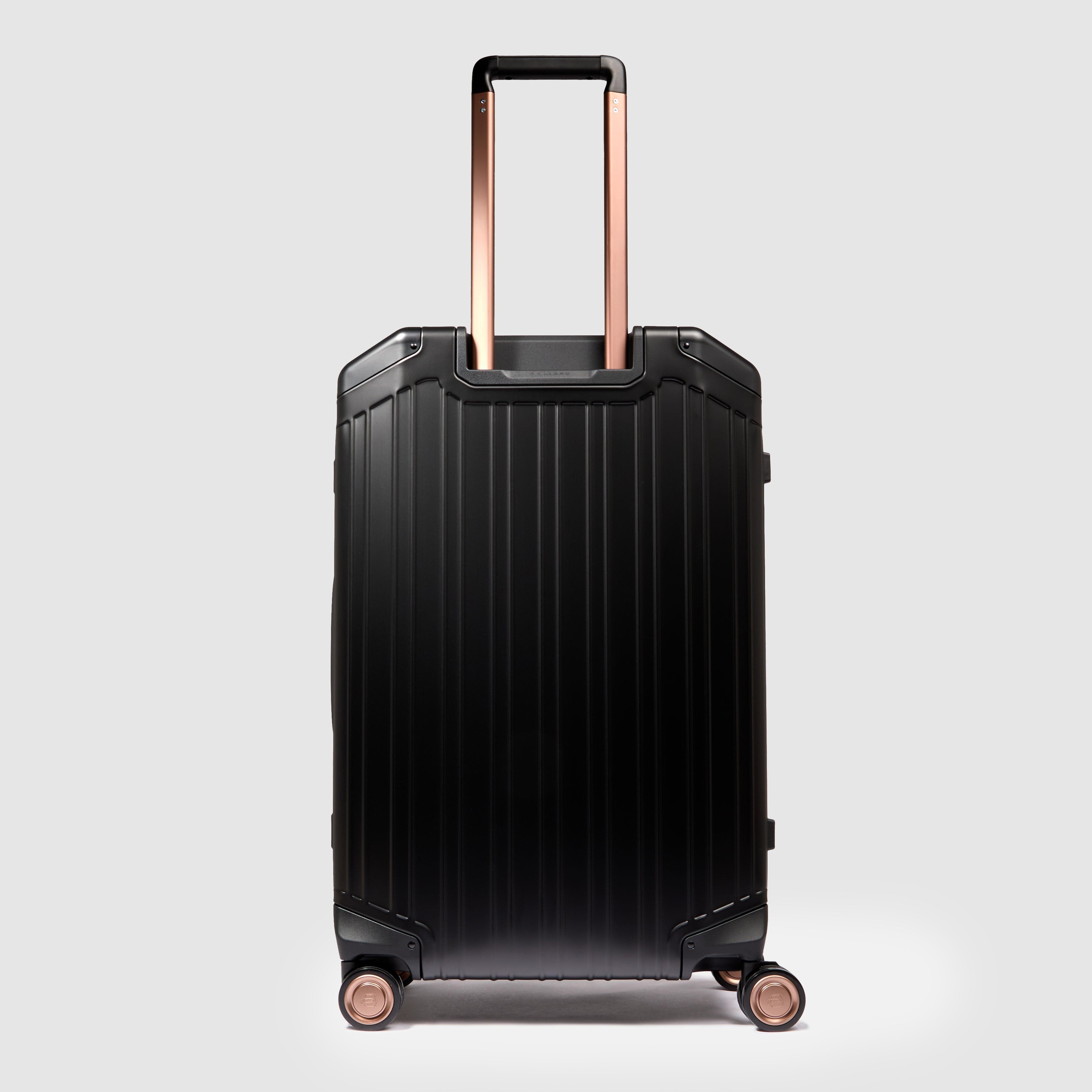 Piquadro PQLM Maserati Trolley Aluminium schwarz 4 Rollen