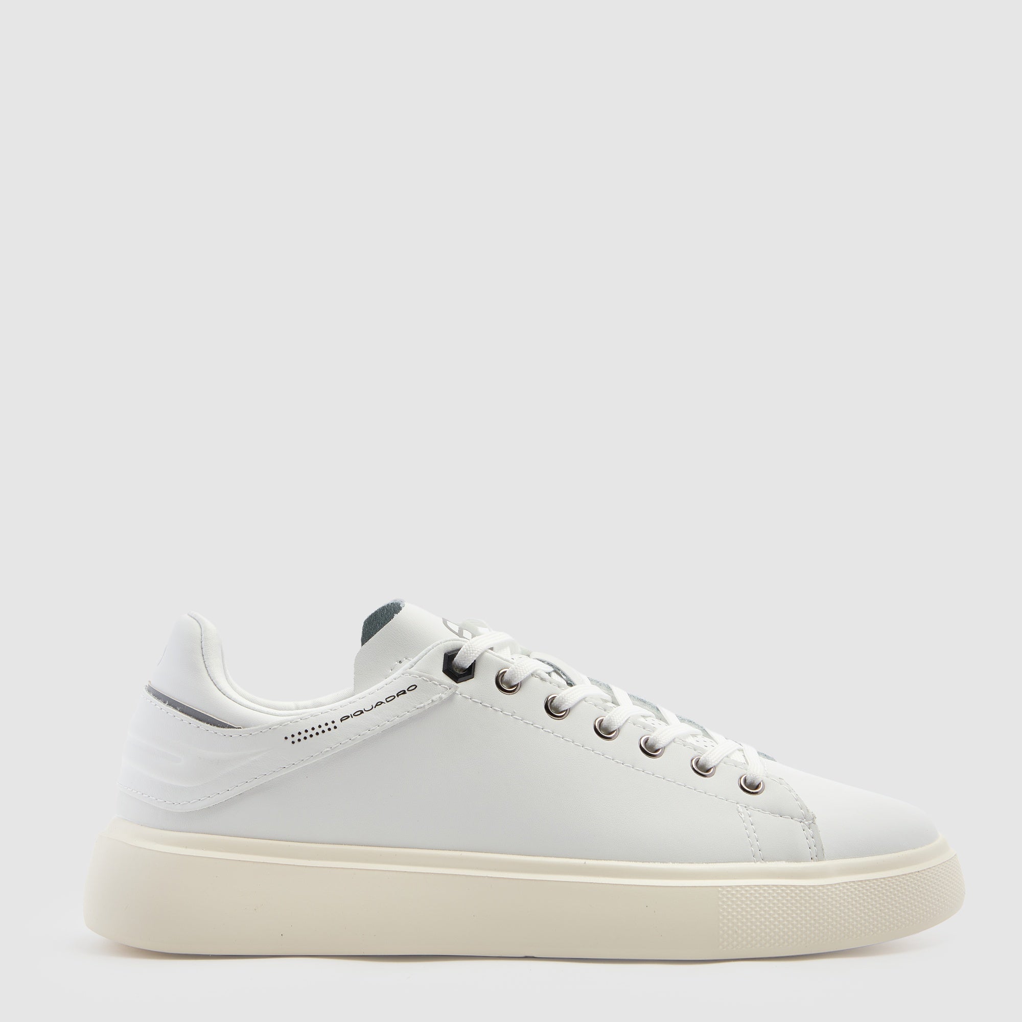 Piquadro Urban Sneaker Herren Leder Weiß 42 ergonomisch