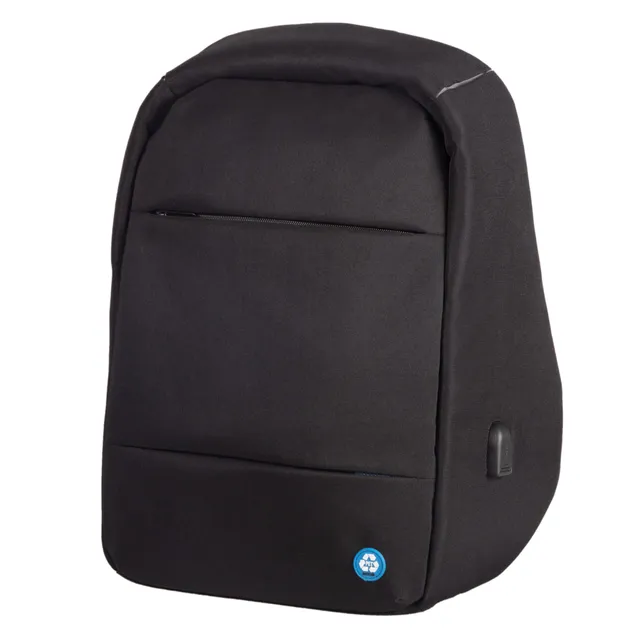 Lightpak Antigua Rucksack RPET schwarz USB Laptop