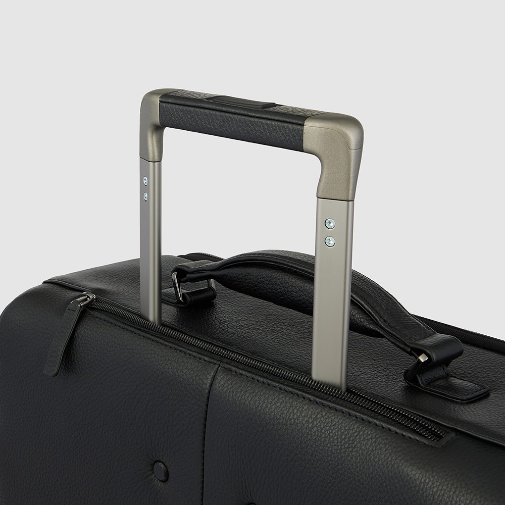 Piquadro PQ-Light Trolley 15,6 Zoll schwarz Laptopfach