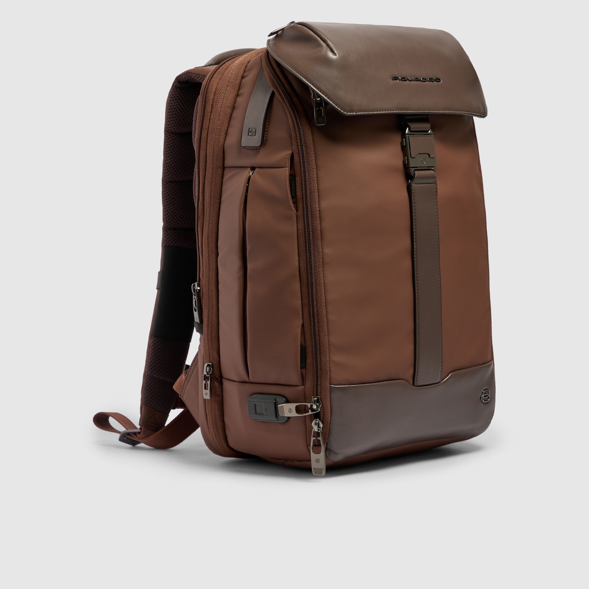 Piquadro Rover PQ6 Laptop-Rucksack 15,6 Zoll Schwarz