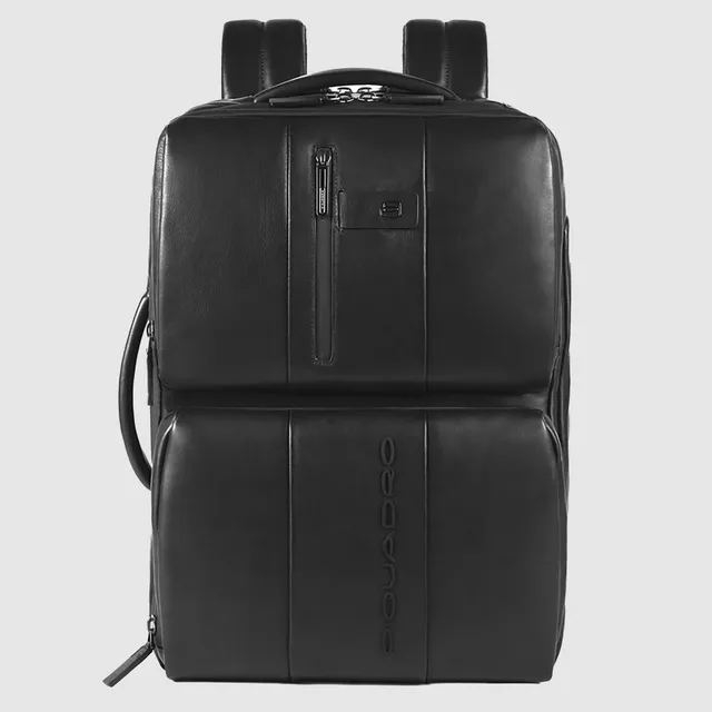 Piquadro Urban Herren Rucksack 17,3 Zoll Schwarz Laptop