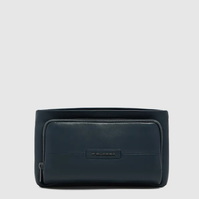 Piquadro Modus Pochette Herren Leder Schwarz 2 Fächer