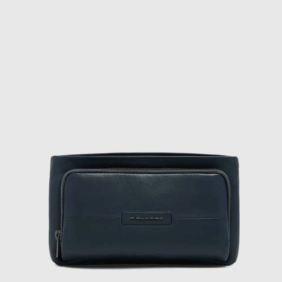 Piquadro Modus Pochette Herren Leder Schwarz 2 Fächer