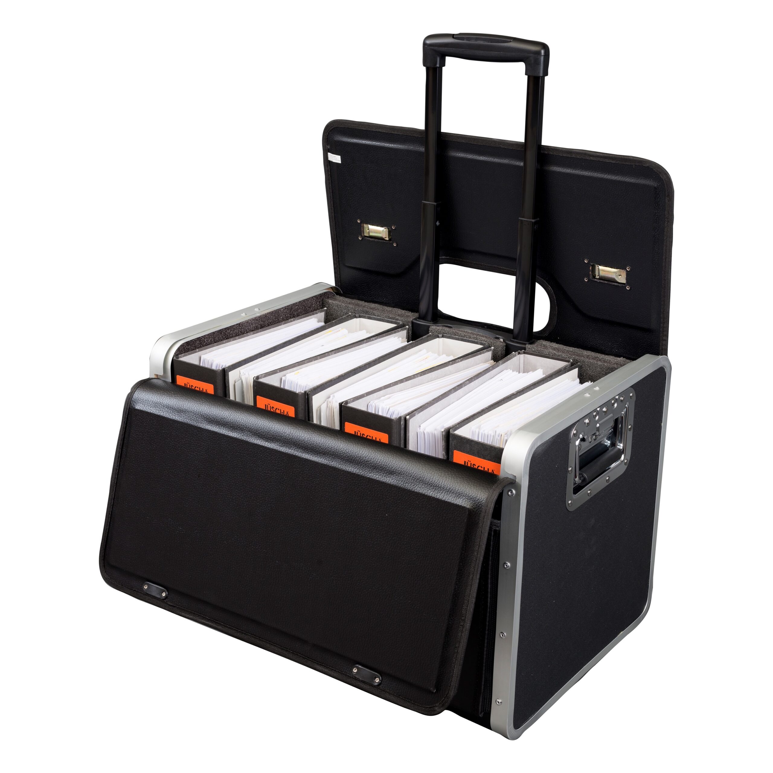Lightpak Parma Aktenkoffer Trolley schwarz 7 Ordner Alurahmen