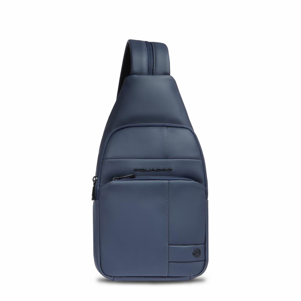 Piquadro Corner 2.0 Sling Bag Blau Wasserabweisend
