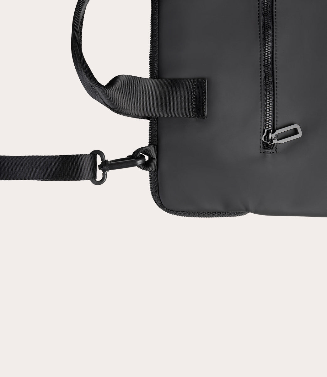 Tucano Gommo Super Slim Laptoptasche Schwarz 14 Zoll wasserdicht