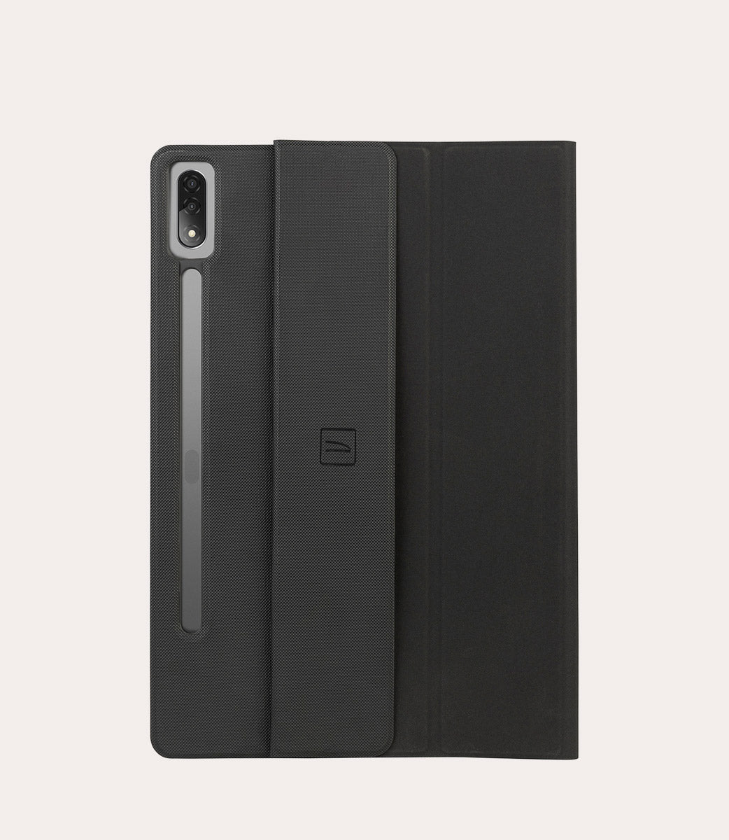 Tucano Tre Lenovo Tab Hülle Schwarz mit Stand