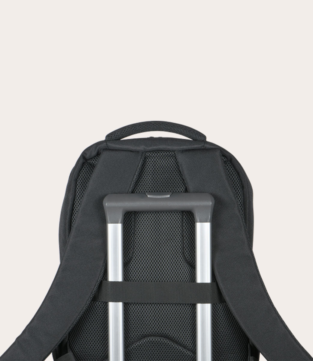 Tucano Sirio Rucksack 15,6 Zoll Laptopfach recycelt schwarz