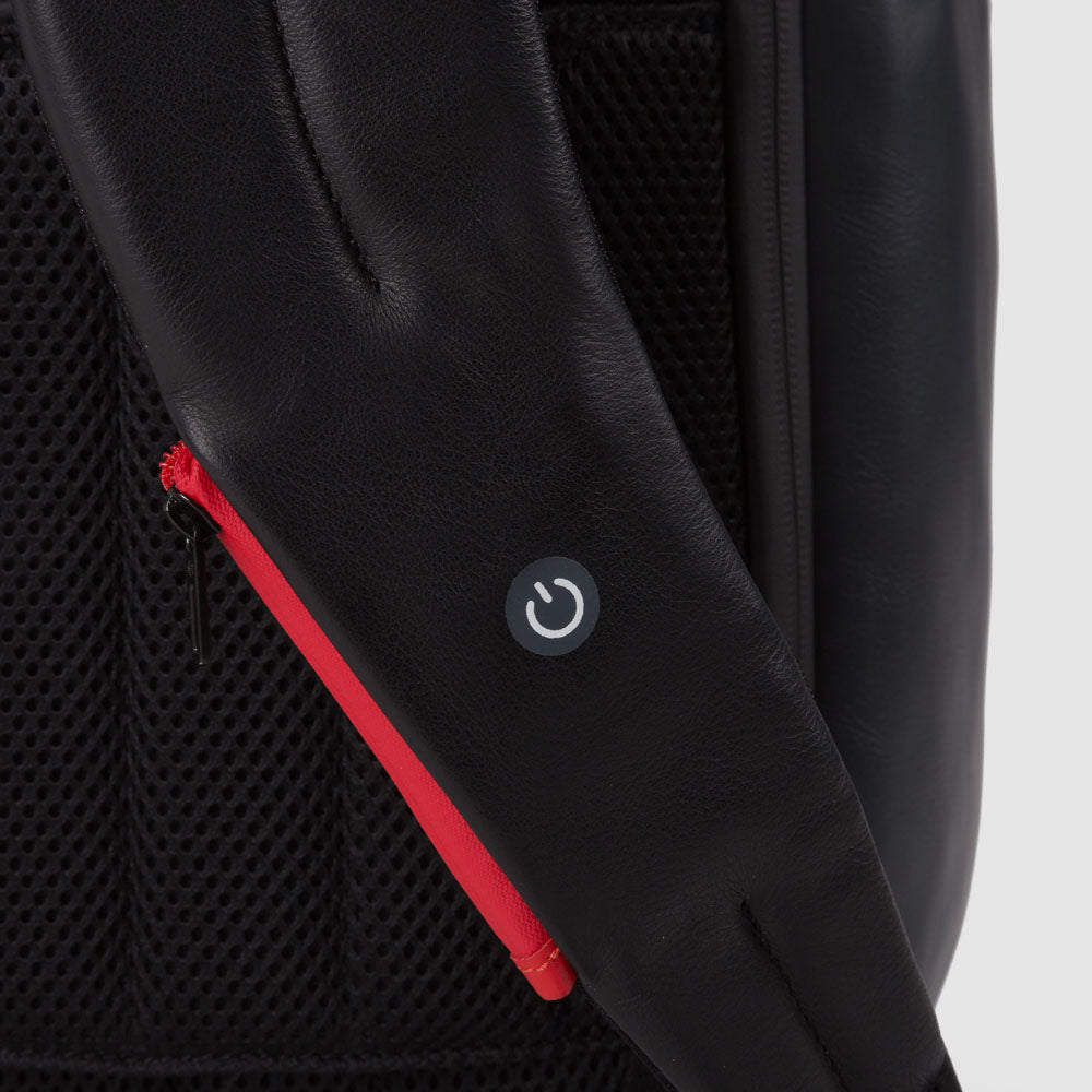 Piquadro Urban Rucksack 15,6 Zoll LED schwarz Laptop