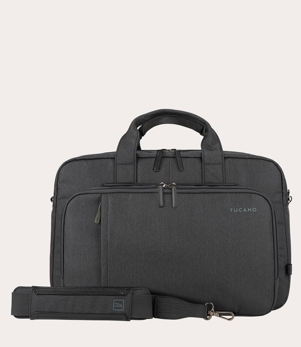 Tucano Flash 15,6 Zoll Laptoptasche Schwarz Recycling