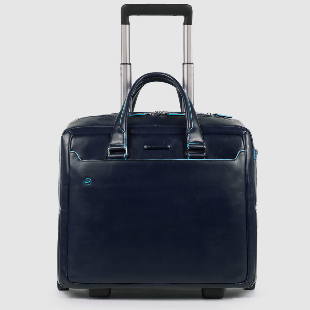 Piquadro PQLP Pilotenkoffer Leder 15,6" schwarz