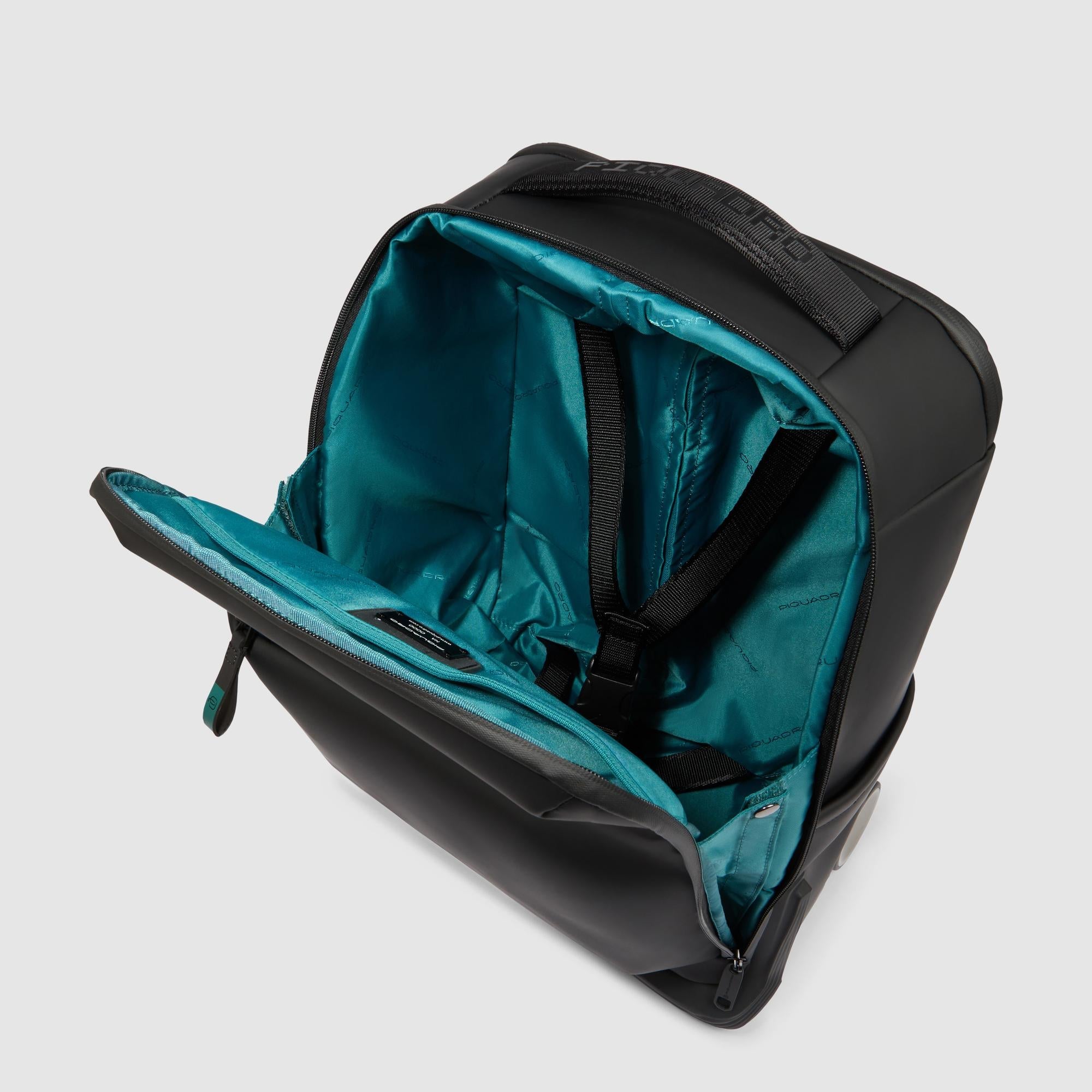 Piquadro PQ-Light Rucksack-Trolley 15,6 Zoll grün Kabine