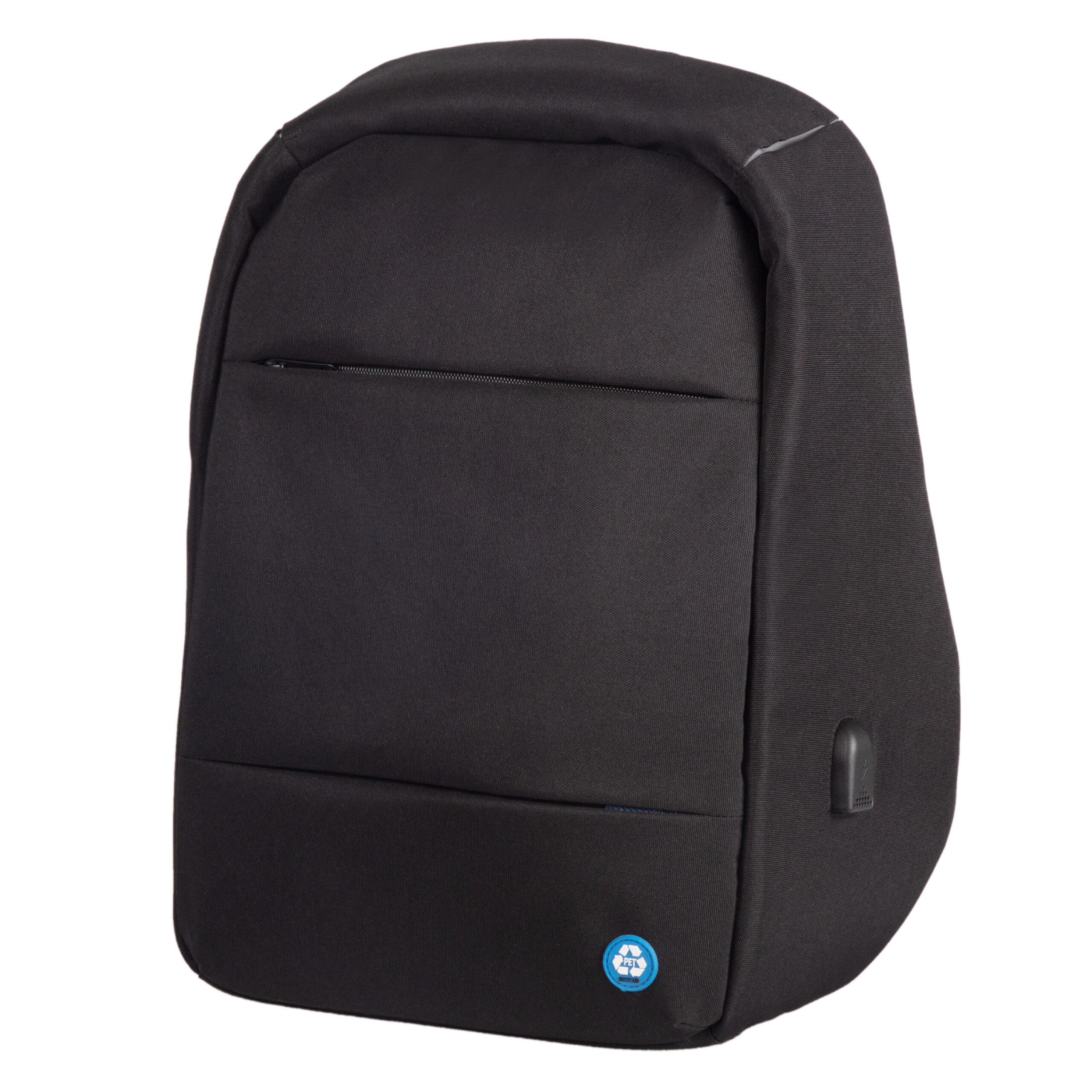 Lightpak Antigua Rucksack RPET schwarz USB Laptop