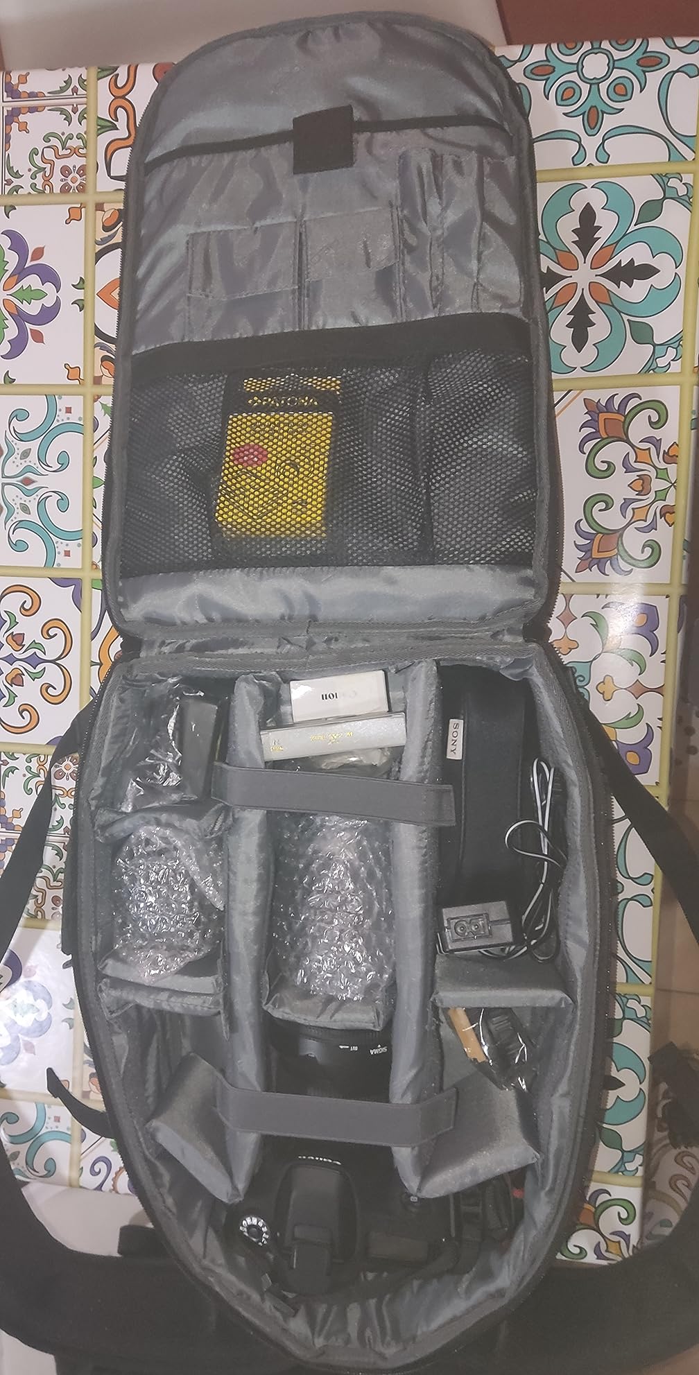 Pedea Fashion Kamerarucksack schwarz Regenschutz