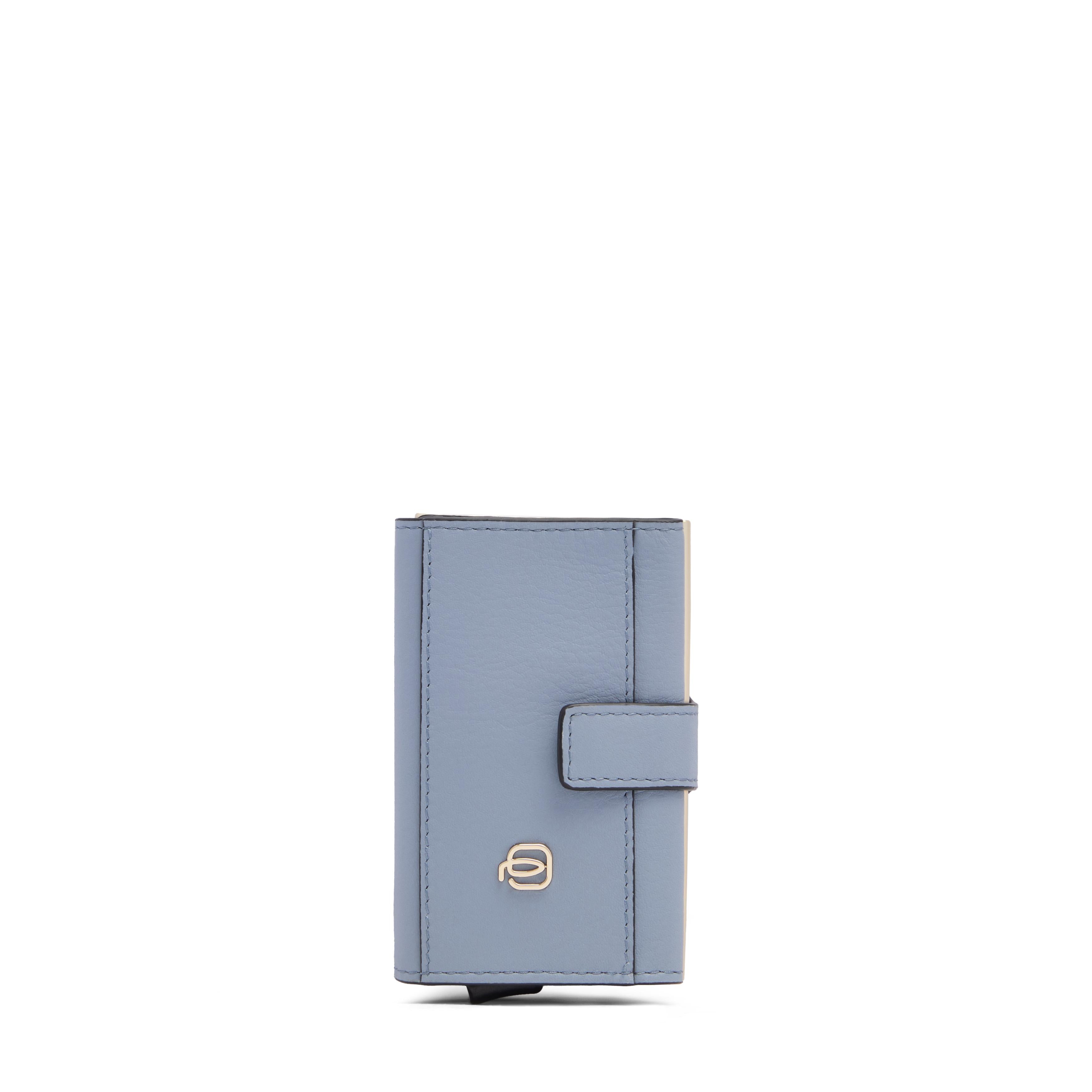 Piquadro Harper Kartenetui Damen Automatik Leder RFID