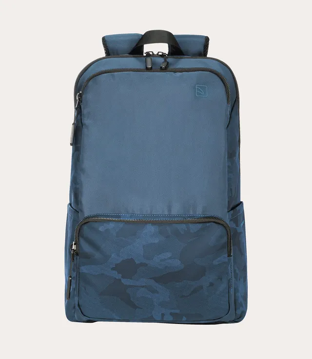 Tucano Terras Camouflage Rucksack Blau 15,6" Laptopfach