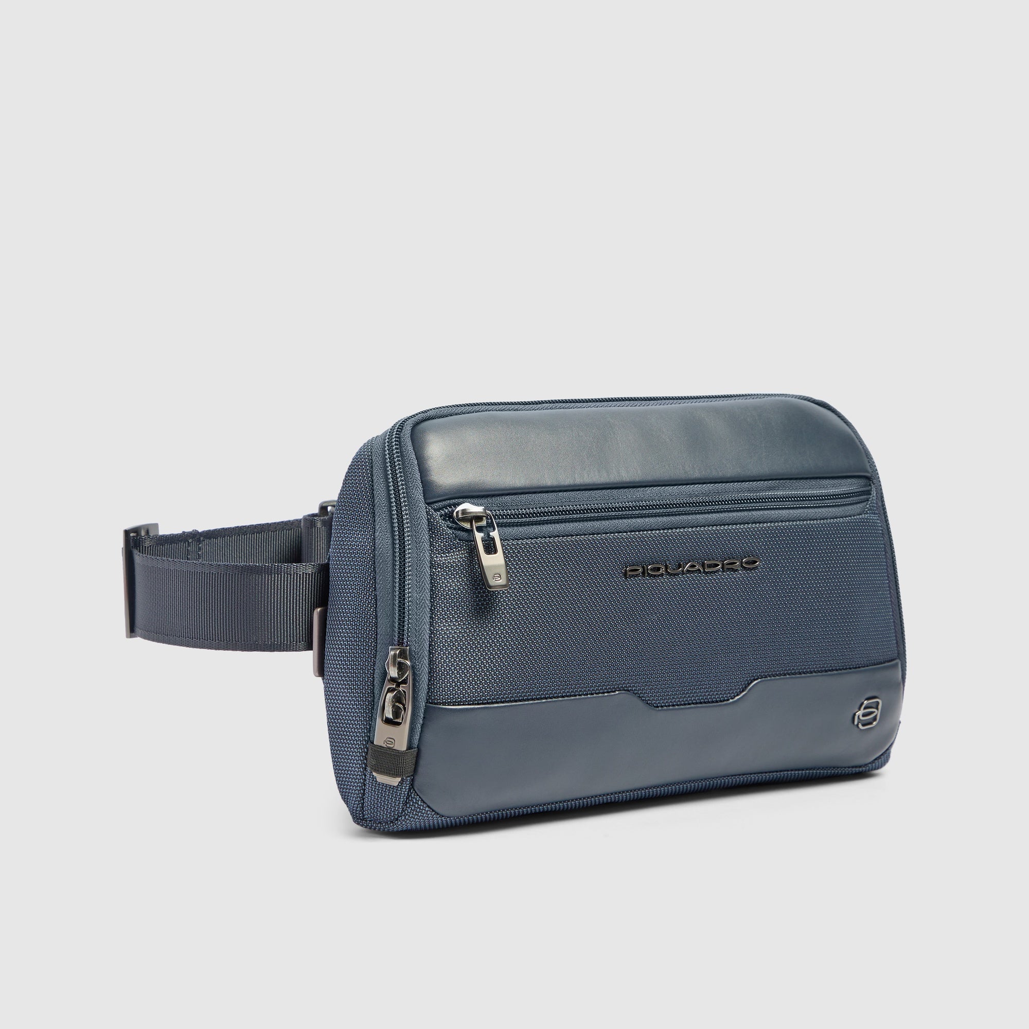 Piquadro Corner 2.0 Gürteltasche Herren Schwarz Recycelt
