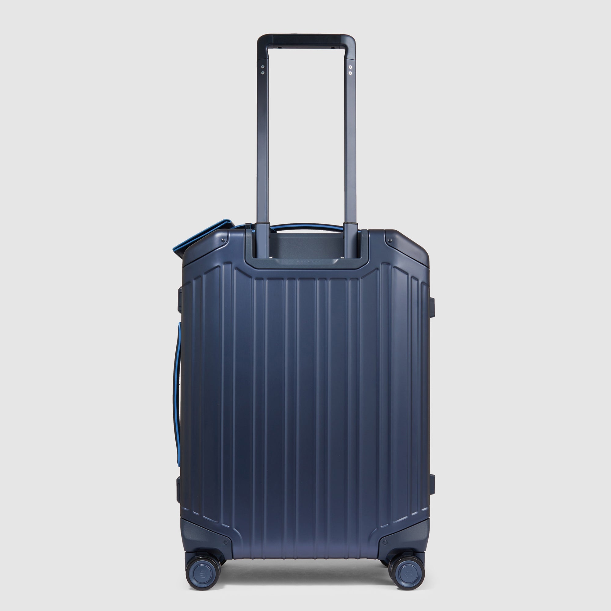 Piquadro PQ-Light Kabinentrolley slim Aluminium Blau