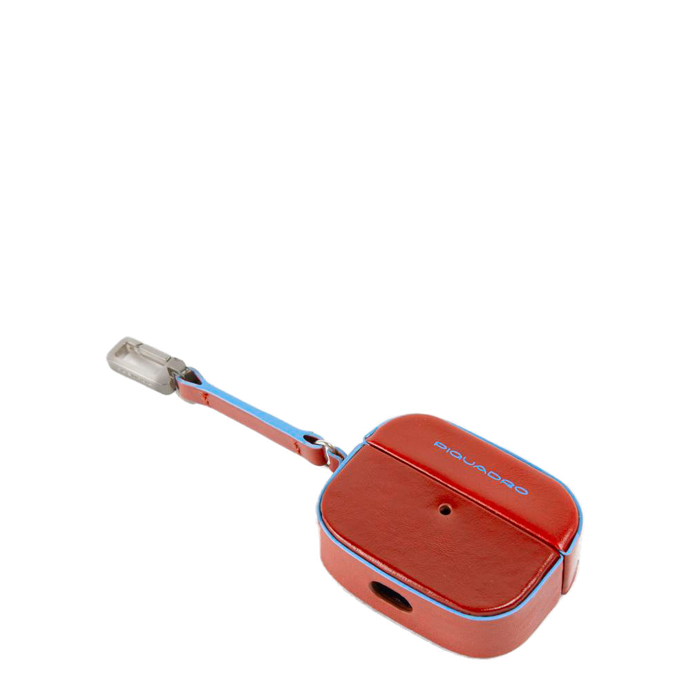 Piquadro Connequ AirPods Pro Hülle Leder schwarz