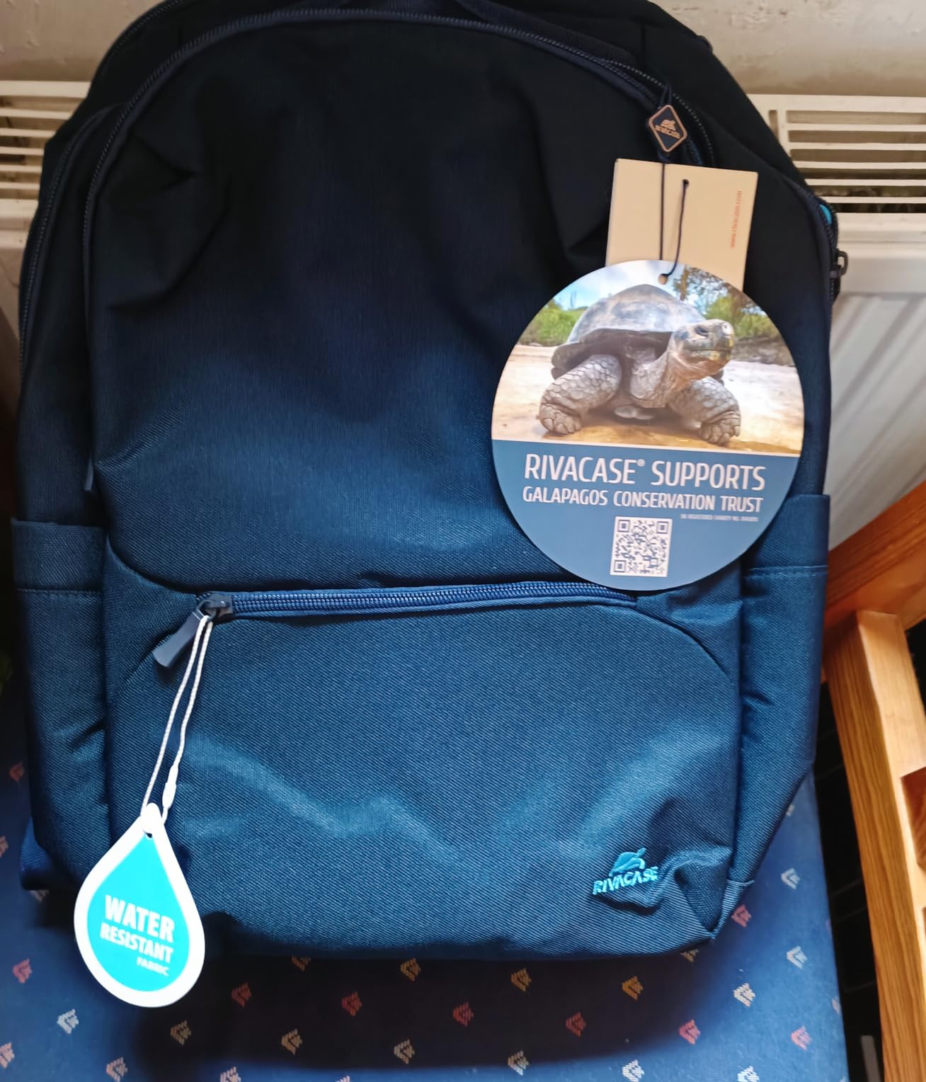 RIVACASE Cardiff Laptop Rucksack 15,6 Zoll 24L Schwarz