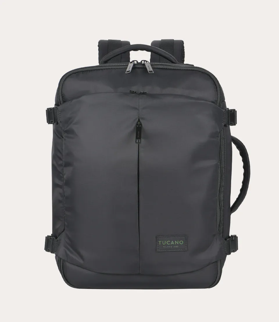 Tucano Tugò Premium Kabinenrucksack Schwarz 15,6 Zoll