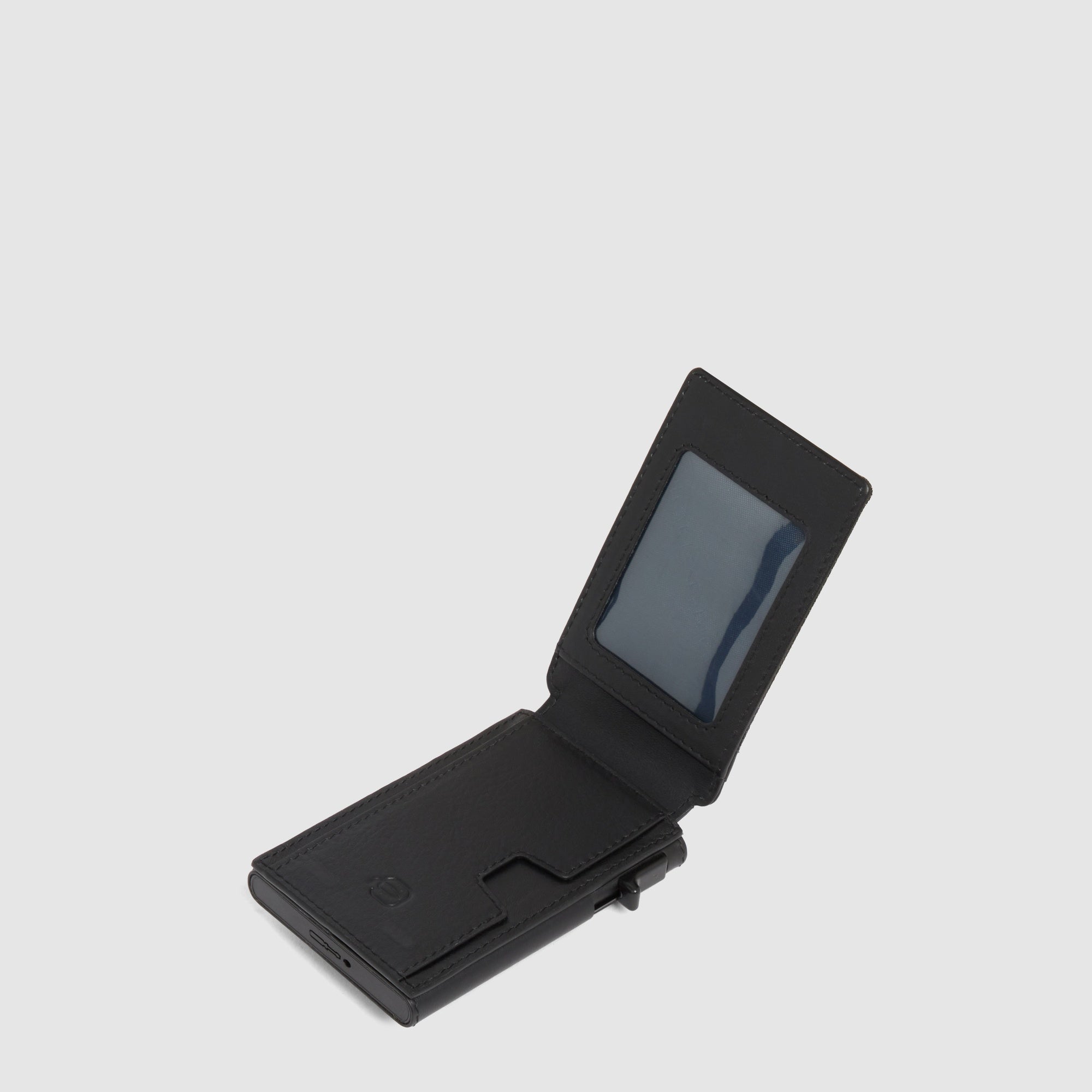 Piquadro Black Square Kartenetui Herren Automatik Leder