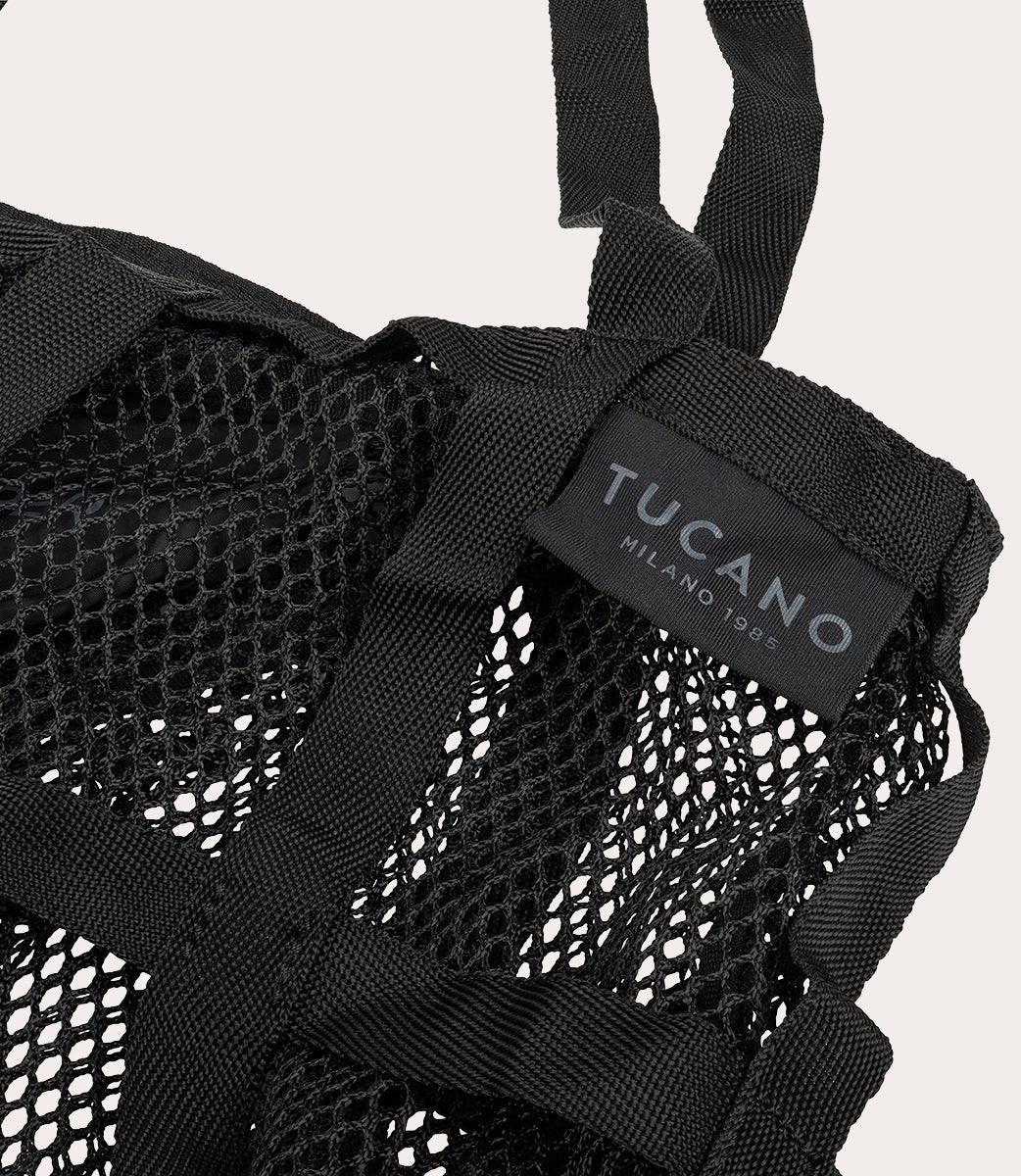 Tucano Nassa Kitchen Shopper faltbar Netz Schwarz