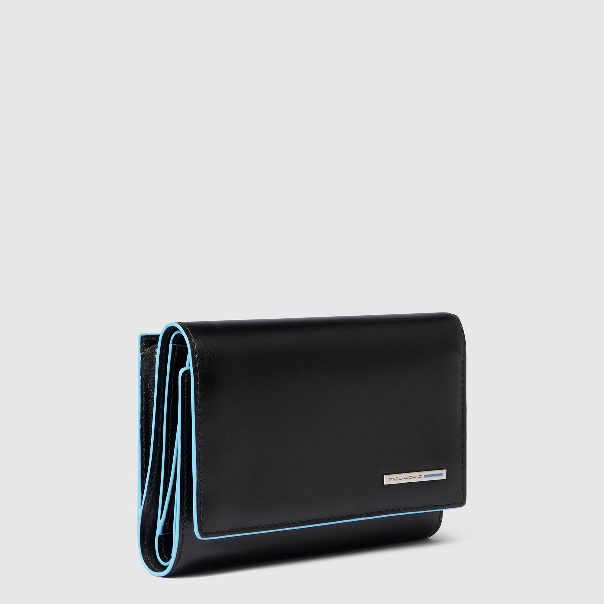 Piquadro Materia Damen Geldbörse Klein Rot Leder RFID