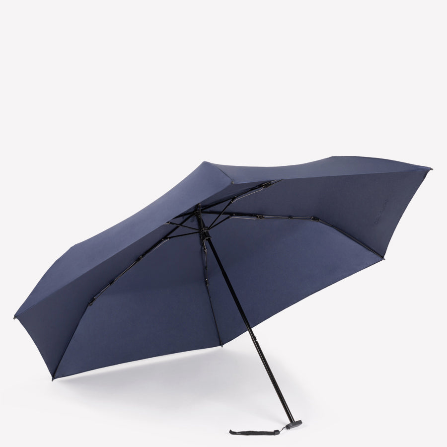 Piquadro Corner 2.0 Regenschirm Sturmfest Schwarz
