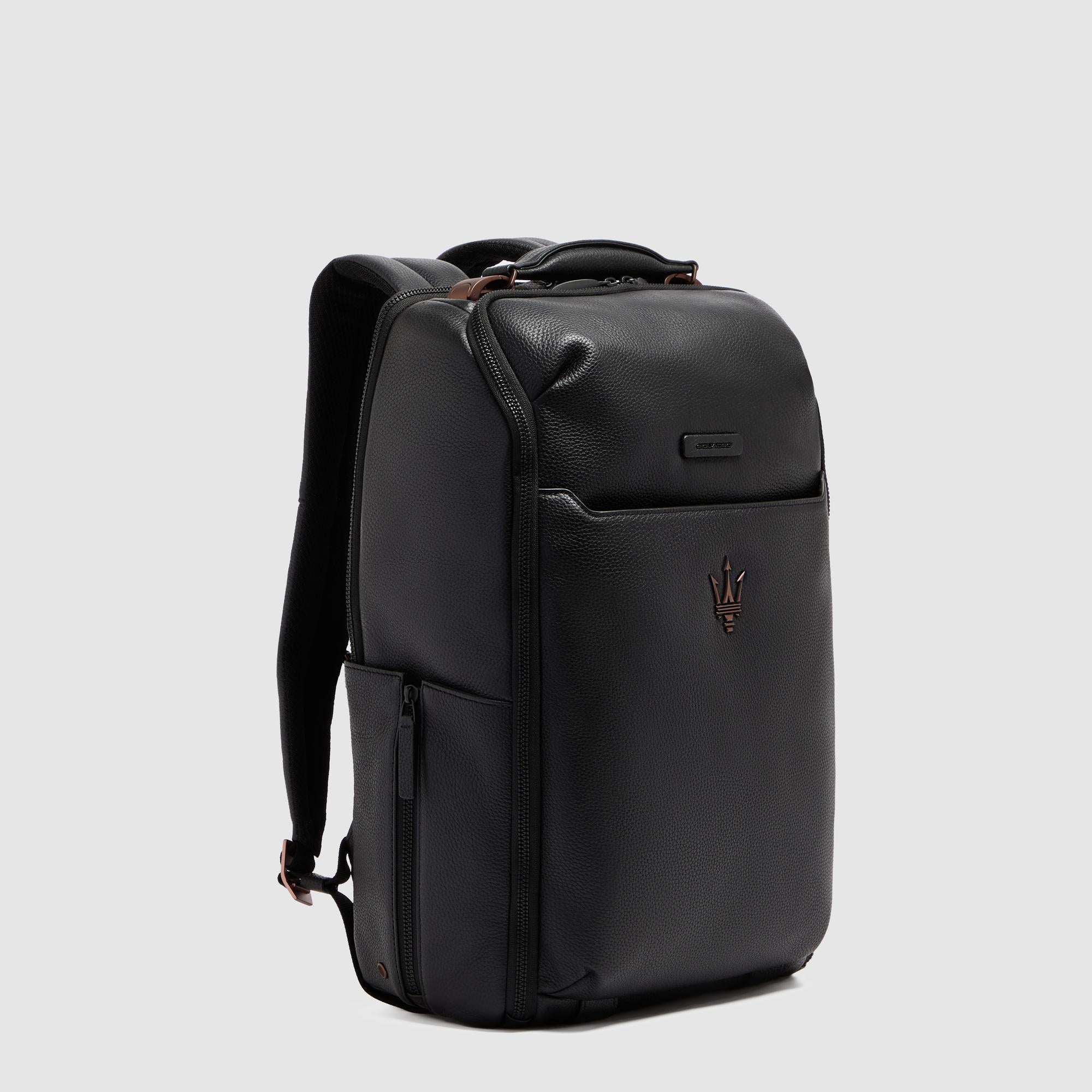 Piquadro x Maserati Modus Travel Backpack RFID Schwarz