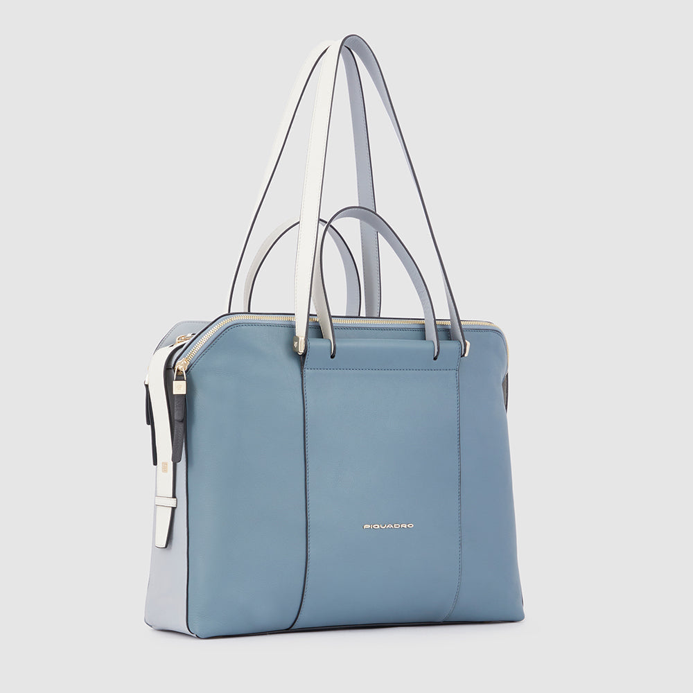 Piquadro Patricia Shopping Laptoptasche 14 Zoll GBE Leder