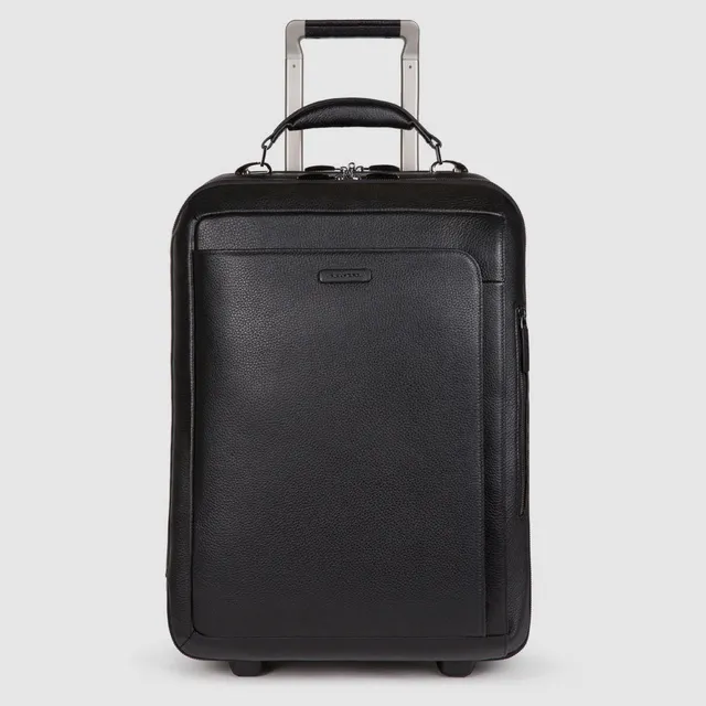 Piquadro PQ-Light Trolley Kabine schwarz Kleidersack