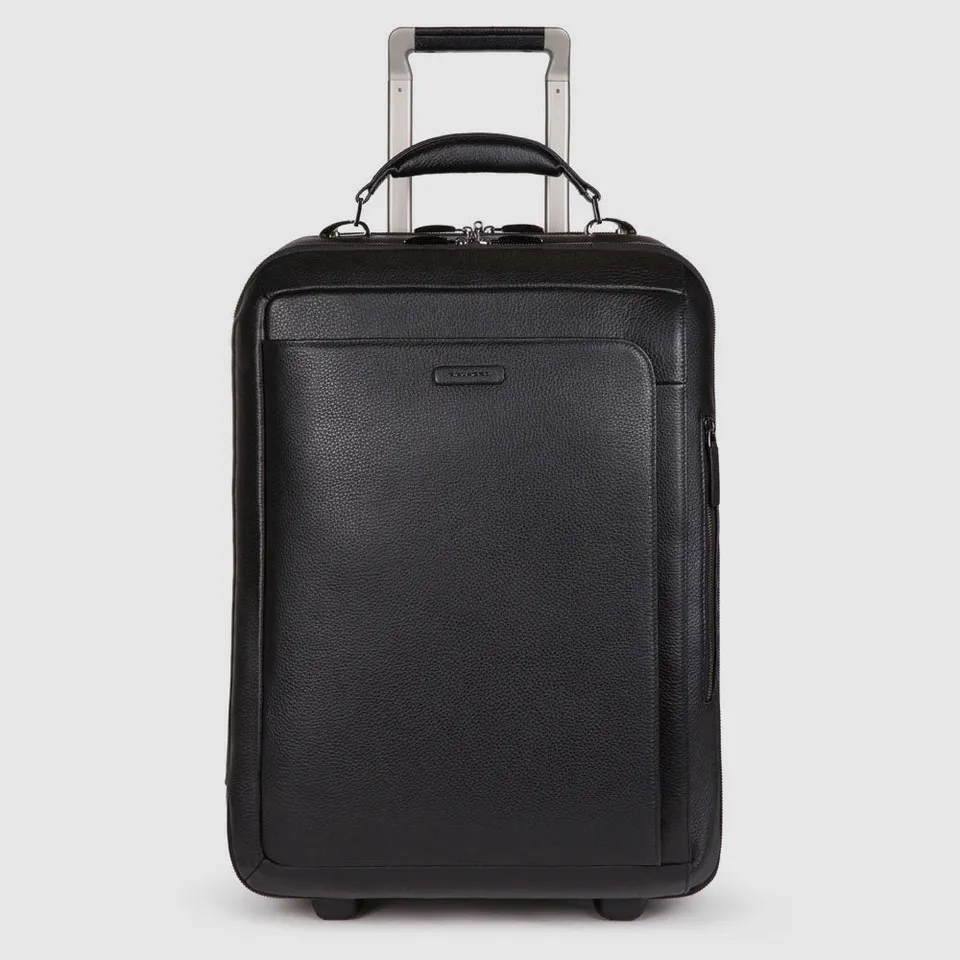Piquadro PQ-Light Trolley Kabine schwarz Kleidersack