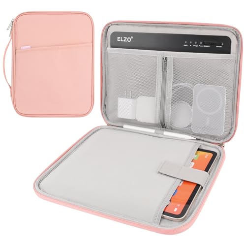 ARVOK Basic Tablet Tasche 9-11 Zoll Rosa wasserfest mit Griff
