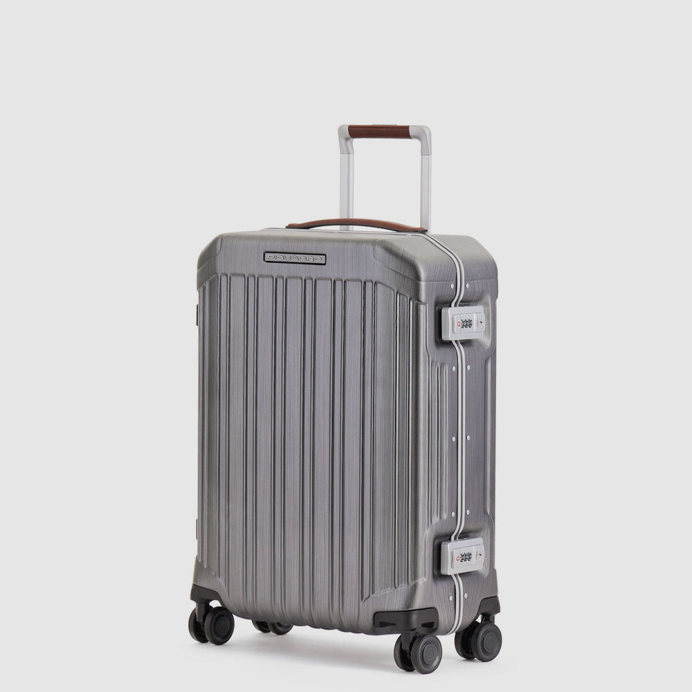 Piquadro PQ-Light Hartschalen-Trolley 4 Rollen Schwarz
