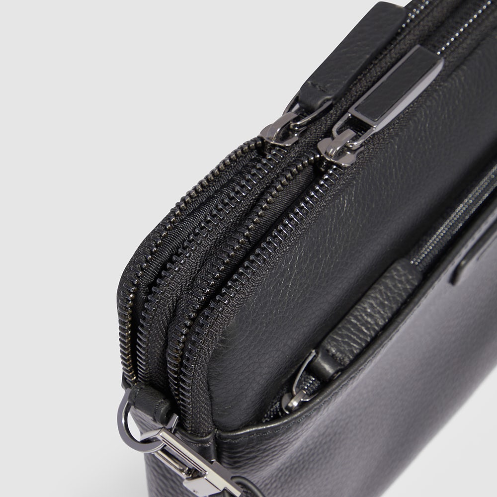 Piquadro Modus POCHETTE Clutch Blau Leder RFID iPad mini
