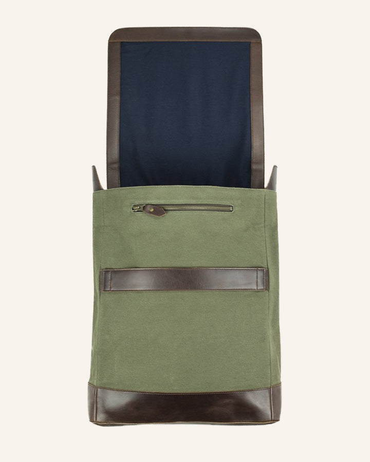 Buckle & Seam Morris Canvas Backpack Character Sale