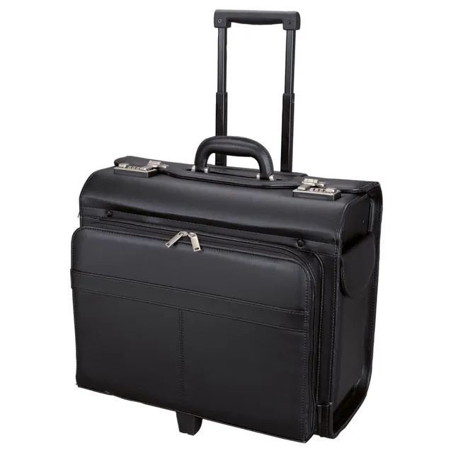 Lightpak San Remo Pilotenkoffer 17 Zoll Kunstleder schwarz