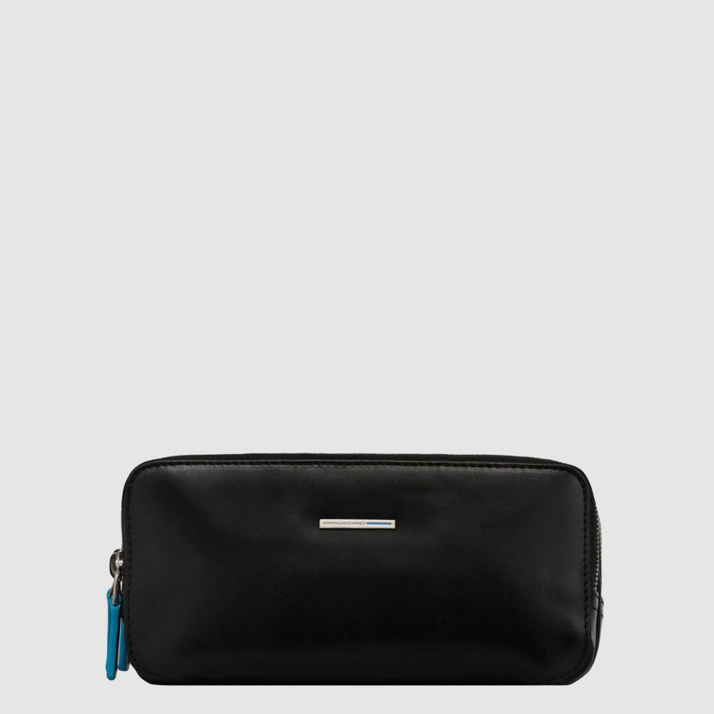 Piquadro Modus Pochette Clutch braun 3 Fächer Leder