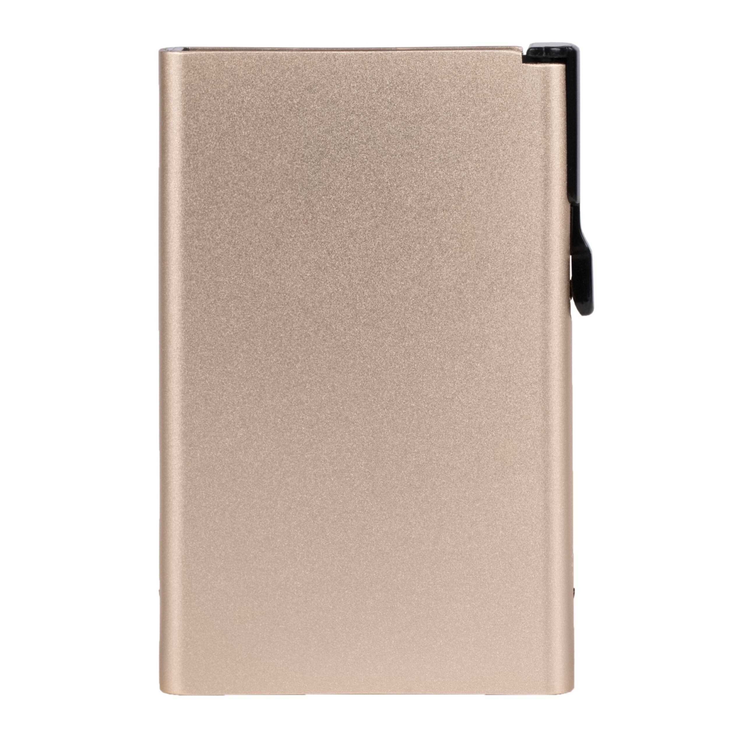 Lightpak Clicksafe Tresor Kartenetui Champagner RFID 8 Karten