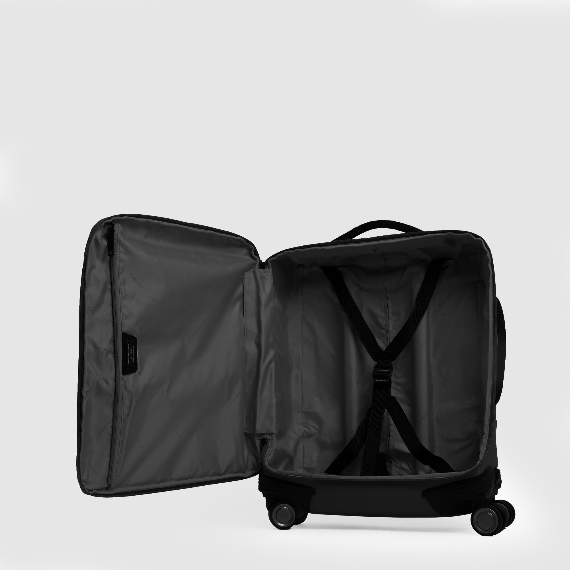 Piquadro x Ducati Cabin Trolley Slim Schwarz 15,6 Zoll