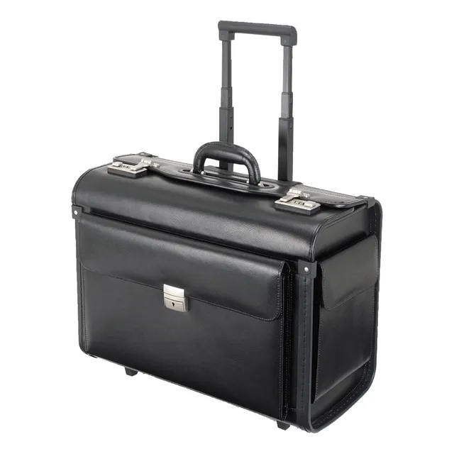 Alassio Silvana Pilotenkoffer Trolley schwarz 17 Zoll