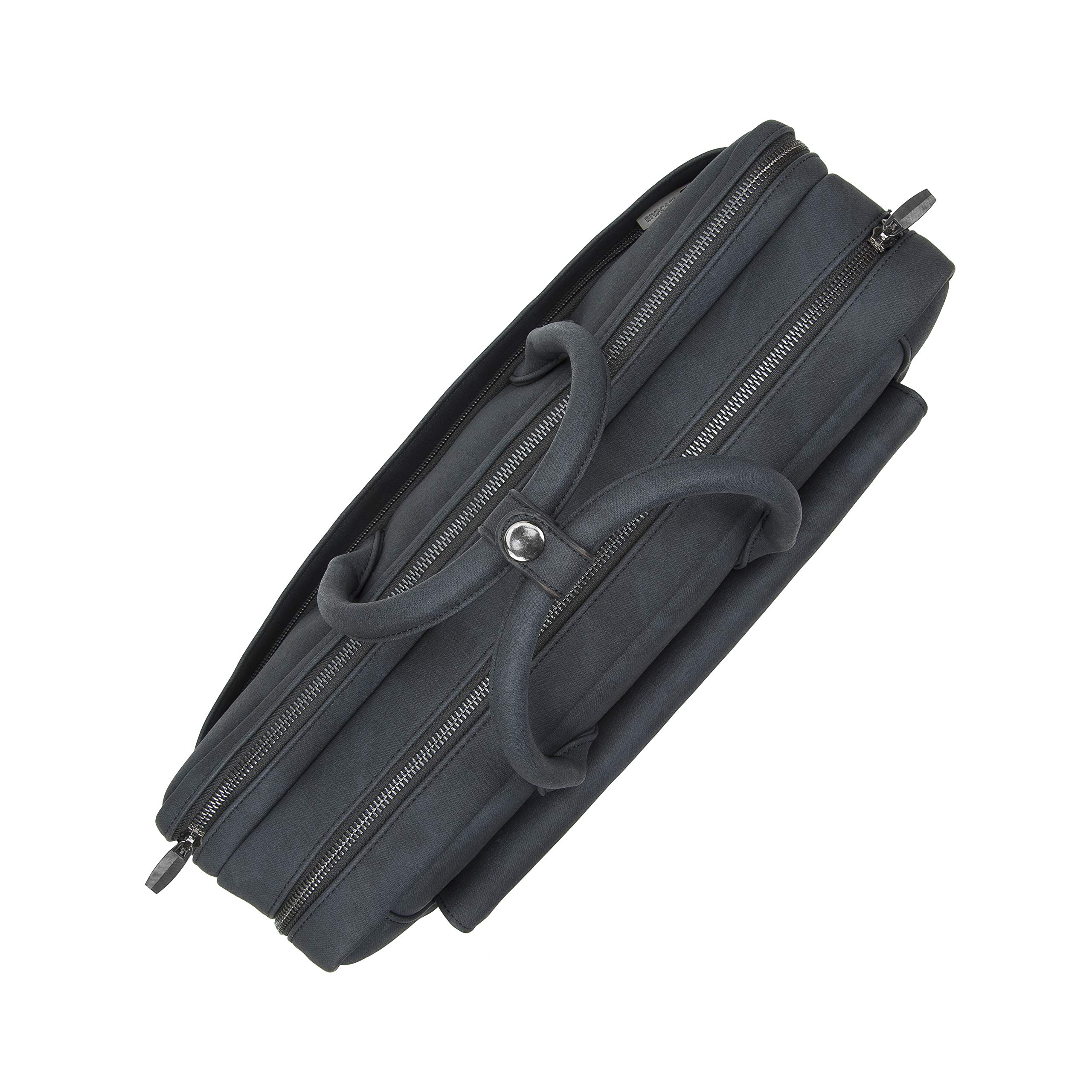 RIVACASE Regent Notebooktasche 16 Zoll Schwarz Kunstleder