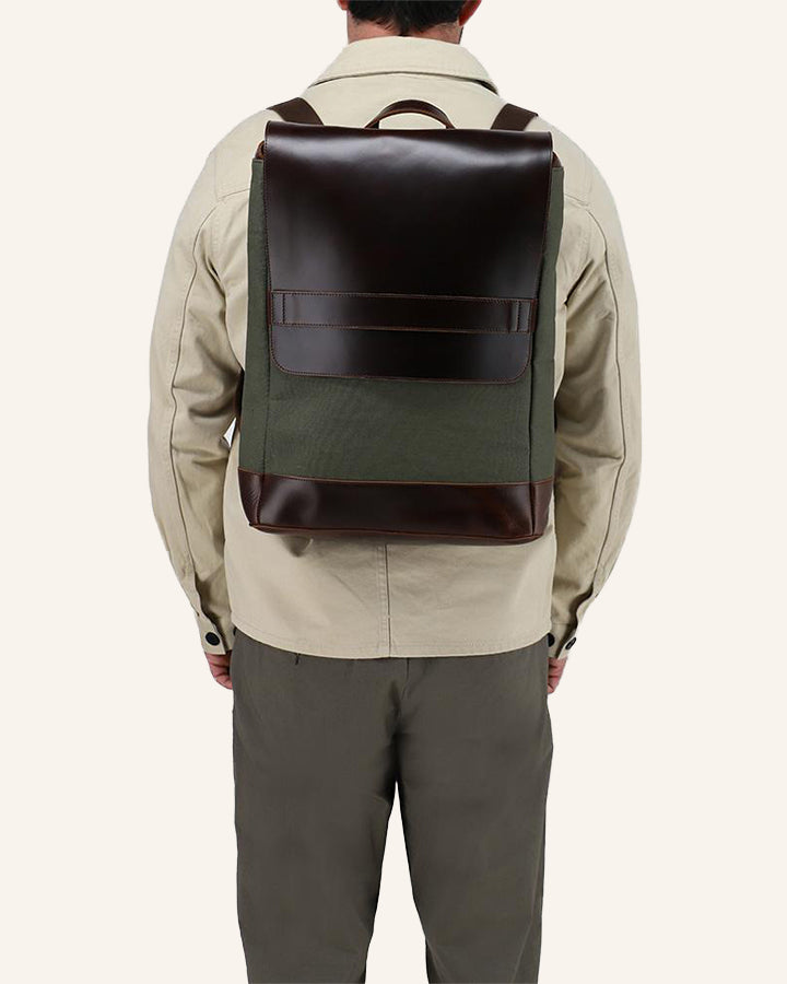 Buckle & Seam Annelotte Rucksack Canvas 15,6 Zoll Alltag