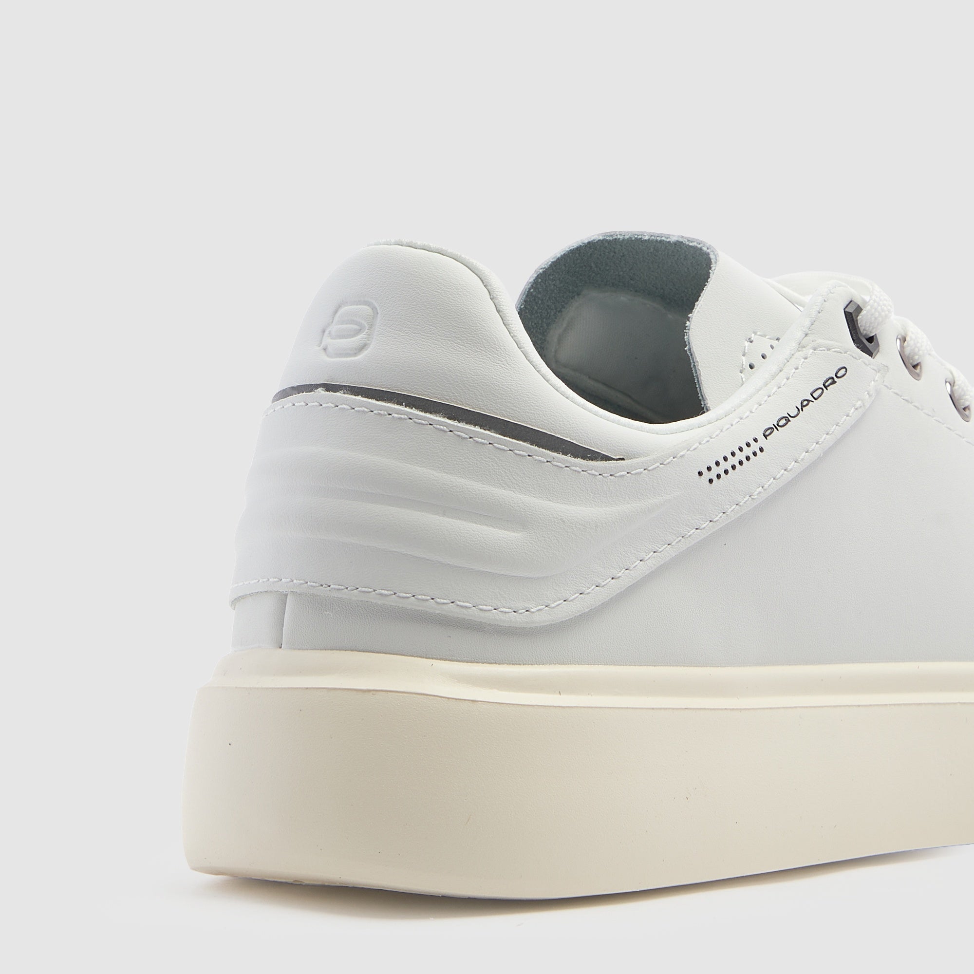 Piquadro Urban Sneaker Herren Leder Weiß 42 ergonomisch