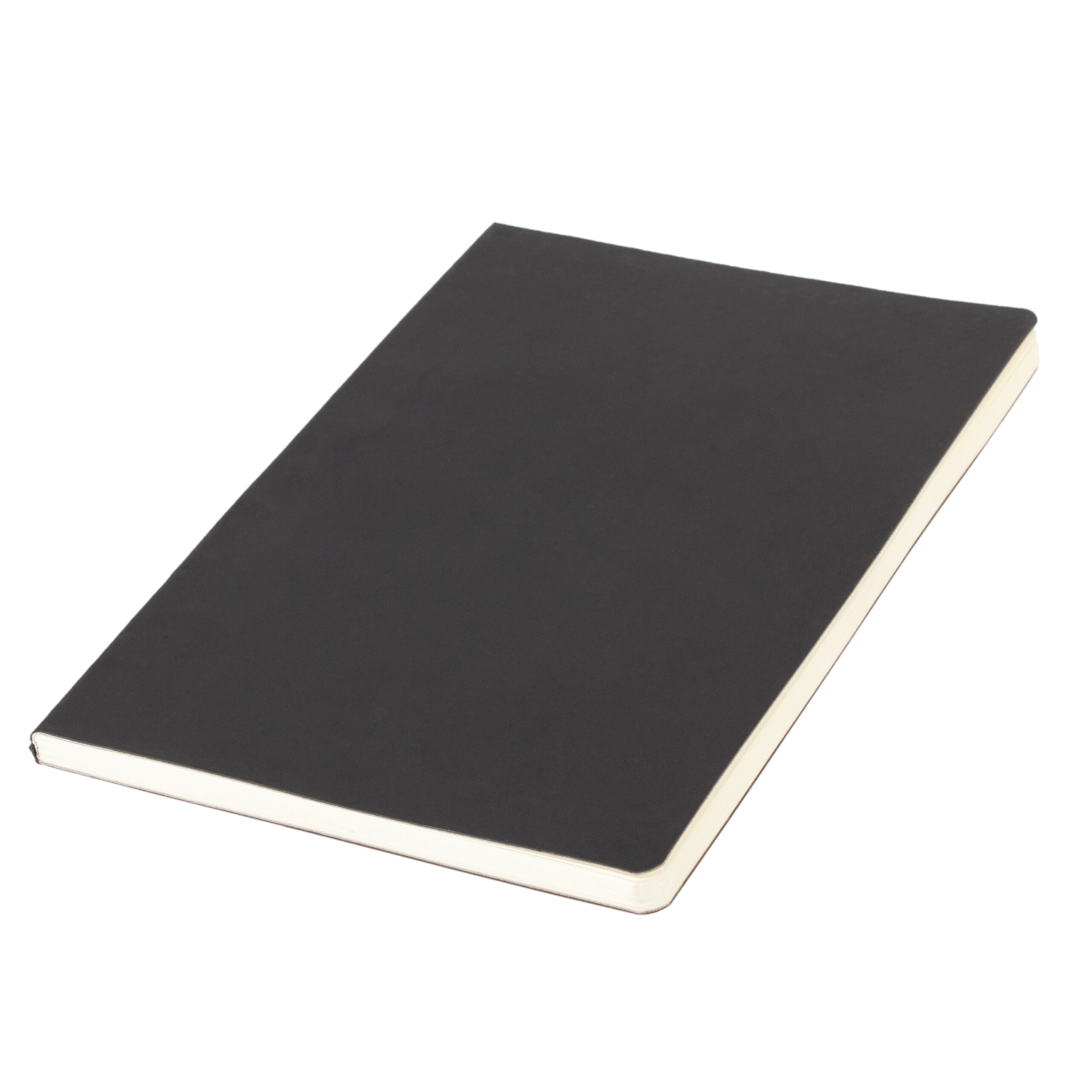 Alassio Notizbuch A5 liniert Hardcover schwarz matt 64 Blatt