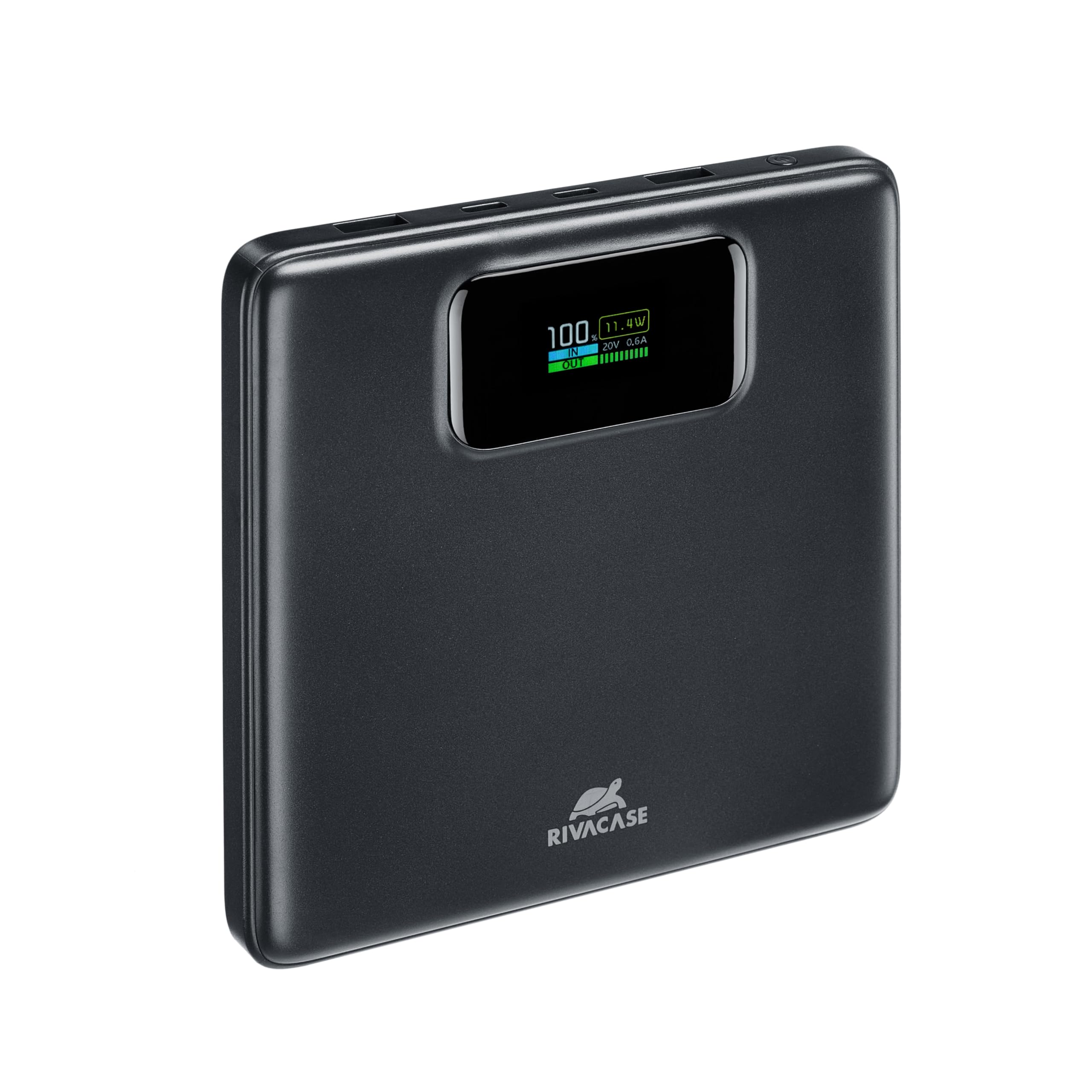 RIVACASE RIVAPOWER VA1090 Powerbank 20000 mAh 100W Schwarz