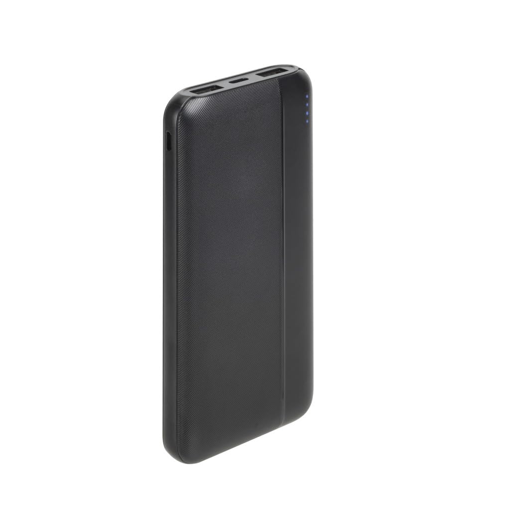 RIVACASE RIVAPOWER Powerbank 20000 mAh USB-C LED schwarz